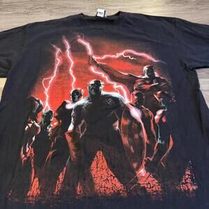 vintage mad engine marvel skrulls t shirt 00s XL